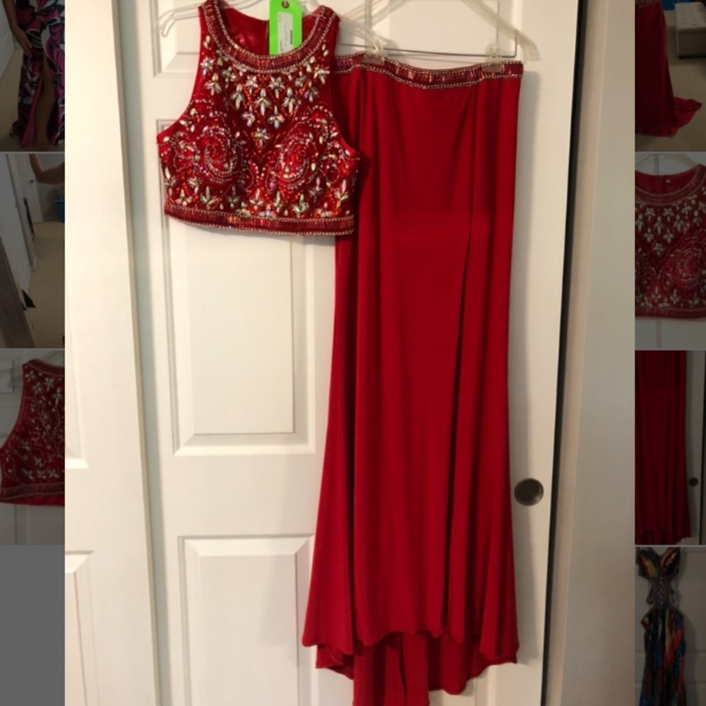 Prom dress- Sherri Hill Red